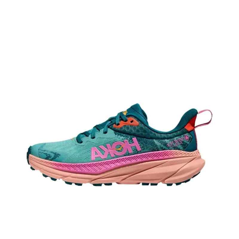 HOKA ONE ONE Challenger ATR 7 Shock Absorbers With Slip Resistant Features Low Top Running Shoes Women's Blue-0