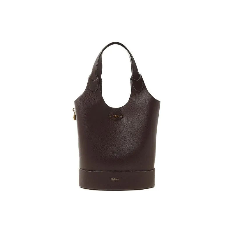 Mulberry Calfskin Bucket Bag Tote Bag Shopping Bag Shoulder Bag Handbag Regular Women's Brown-0