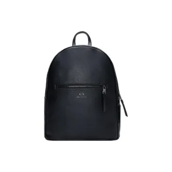 ARMANI EXCHANGEAE PU Synthetic Leather Backpack Men's Black