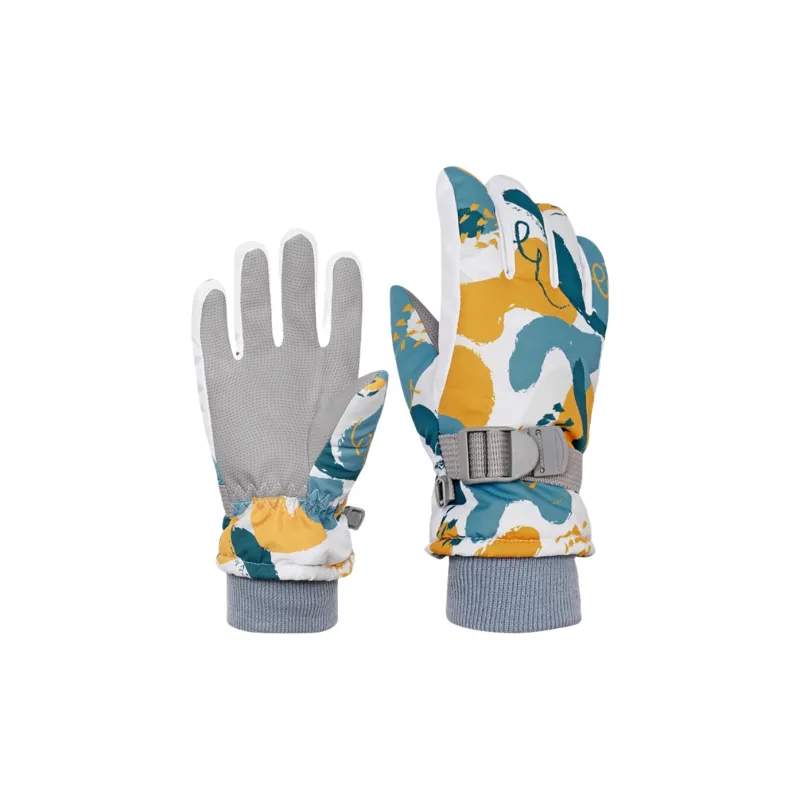 PRIMITIVE WOLF Skiing Mittens Unisex-10
