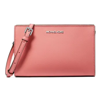 MICHAEL KORS Artificial Leather, Leather Shoulder Bag, Crossbody Bag Trumpets Women's Tea Rose