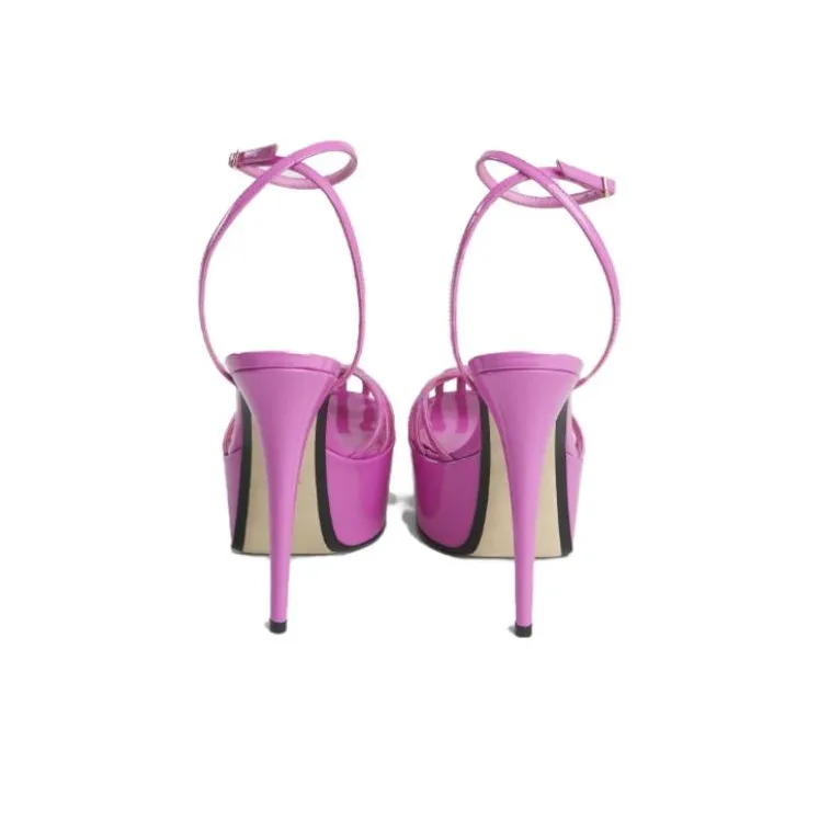ALEVI Clio Strap Sandals 9cm Women's Pink-4