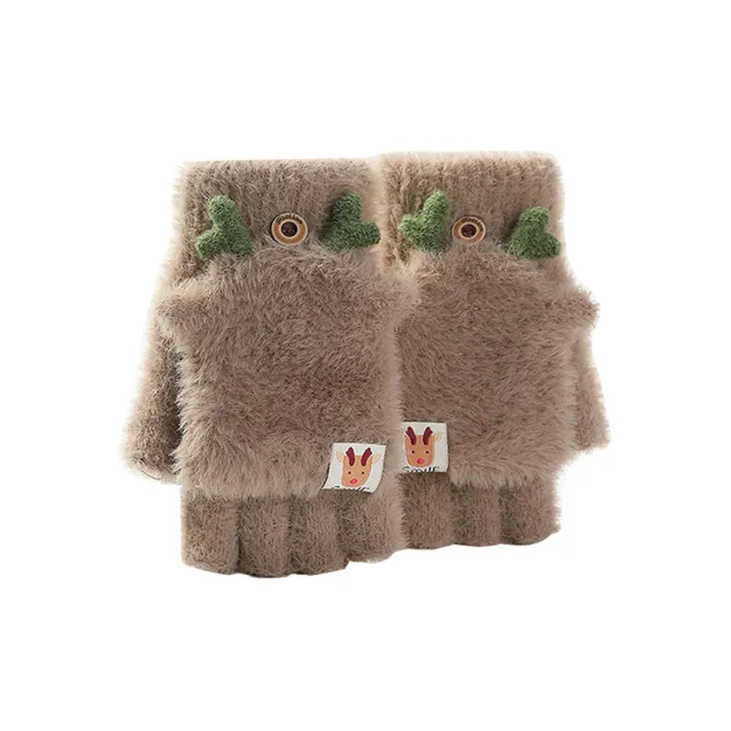 AAJF Polyester Knitted Fabric Glove Women's-1