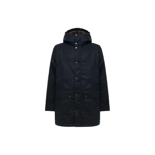 BARBOUR Coats Men Marine Blue