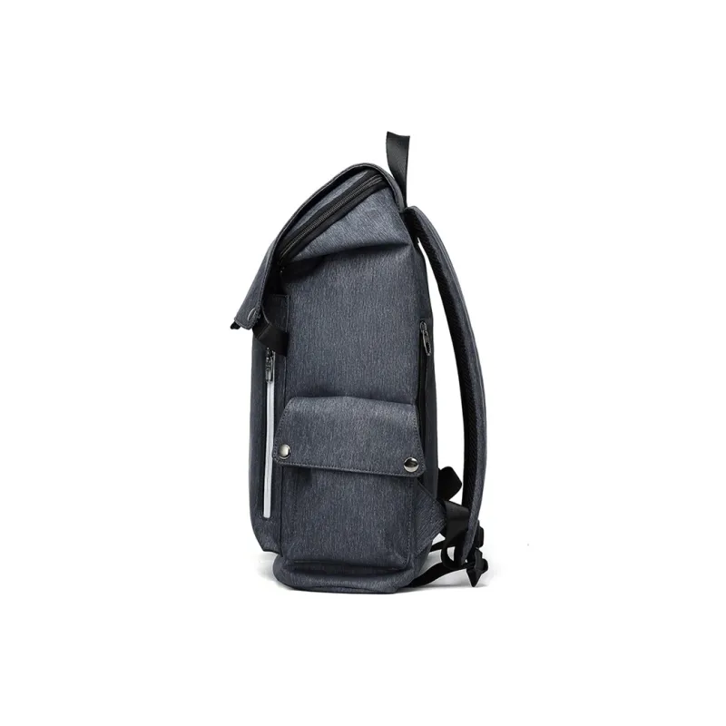Playboy Fabric Backpack Tubas Men's Gray-3