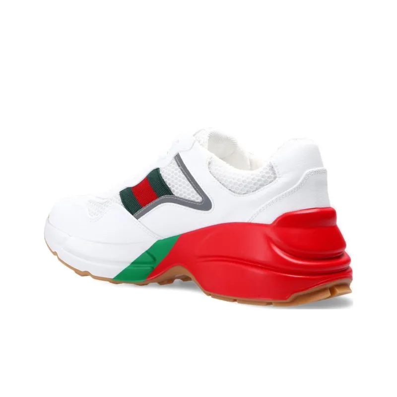 GUCCI Women's Rhyton 'White Red Green Reflective' Women's-4