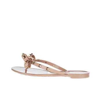 Valentino Rockstud Slip Resistant Stylish Sandal Women's Pink