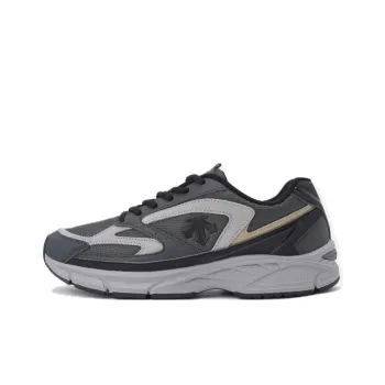 DESCENTE Abrasion Resistant Low Top Running Shoes Unisex Gray