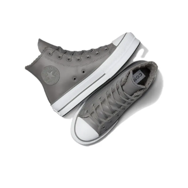 Converse Chuck Taylor All Star Lift Platform 'Grey White' Women's-3