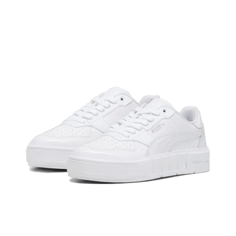 PUMA Cali Court Patent Shoes 'Triple White' Women's-2
