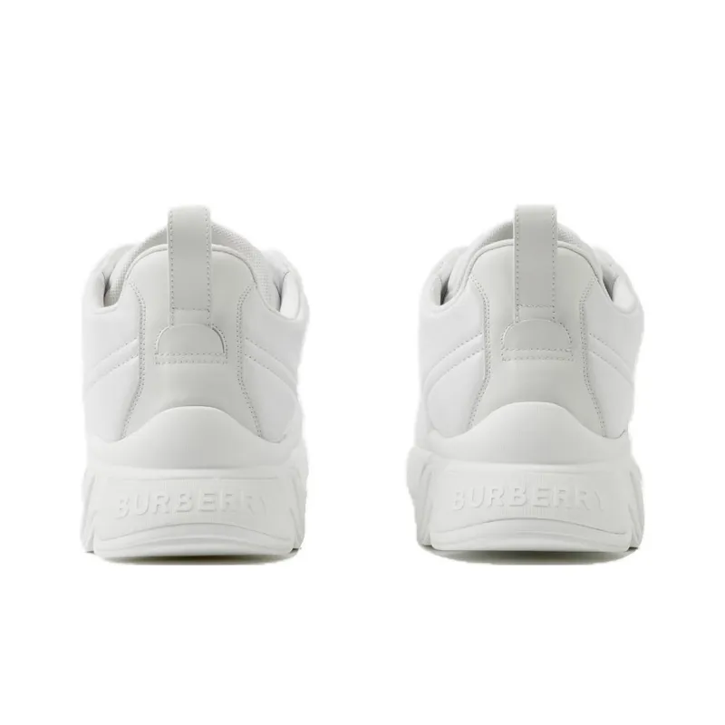 Burberry Classic Low-Top Casual Shoes Men's White-4