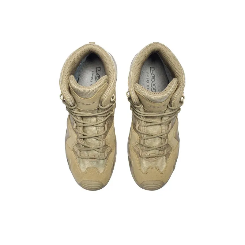 Lowa Cushioning, Slip Resistant, Abrasion Resistant, Waterproof Mid Top Outdoor Shoes Men's Sand-3