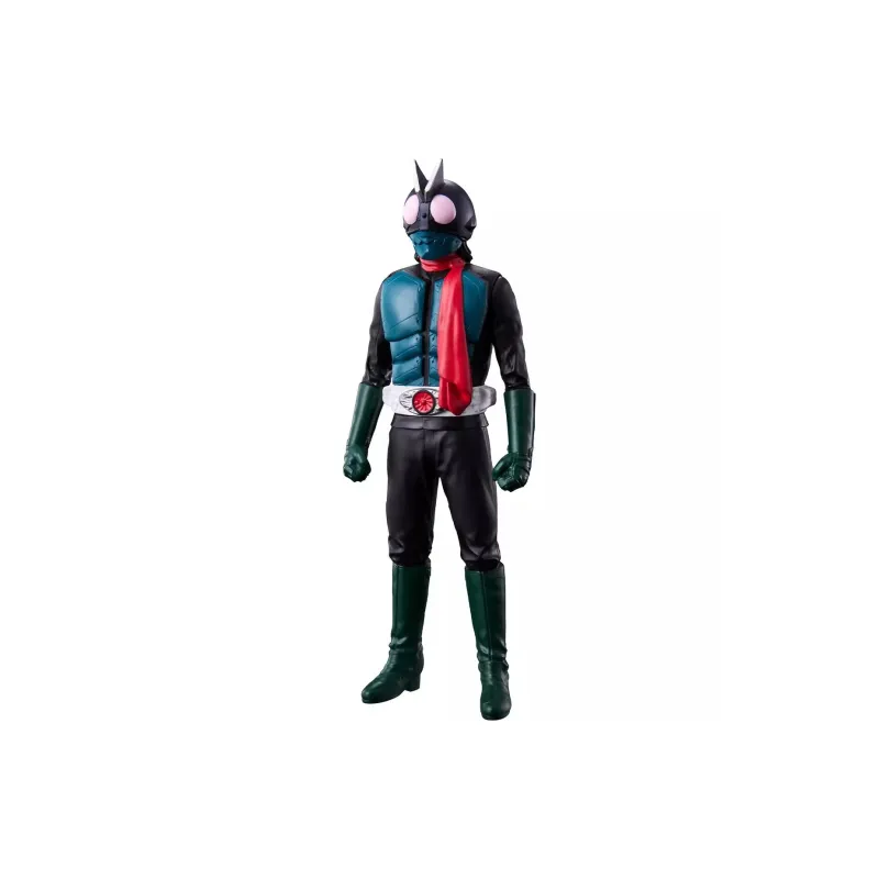 BANDAI Masked Rider 1 No. 1 Movie Edition Genuine Soft Vinyl Doll Bonus Gifts 17cm-1