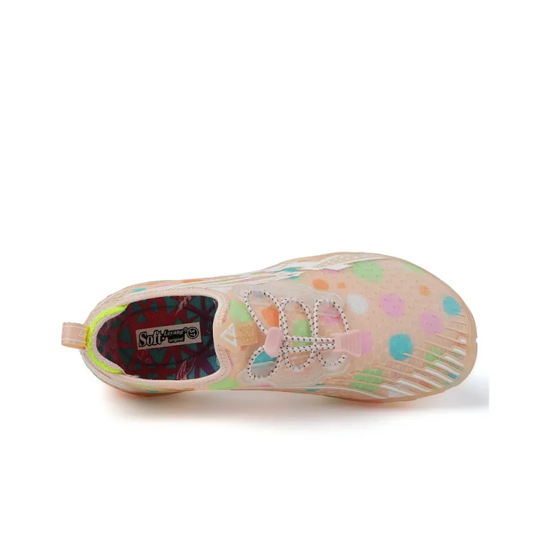 Leyang Low Top Training Shoes Women's Colorful Pool Apricot-2