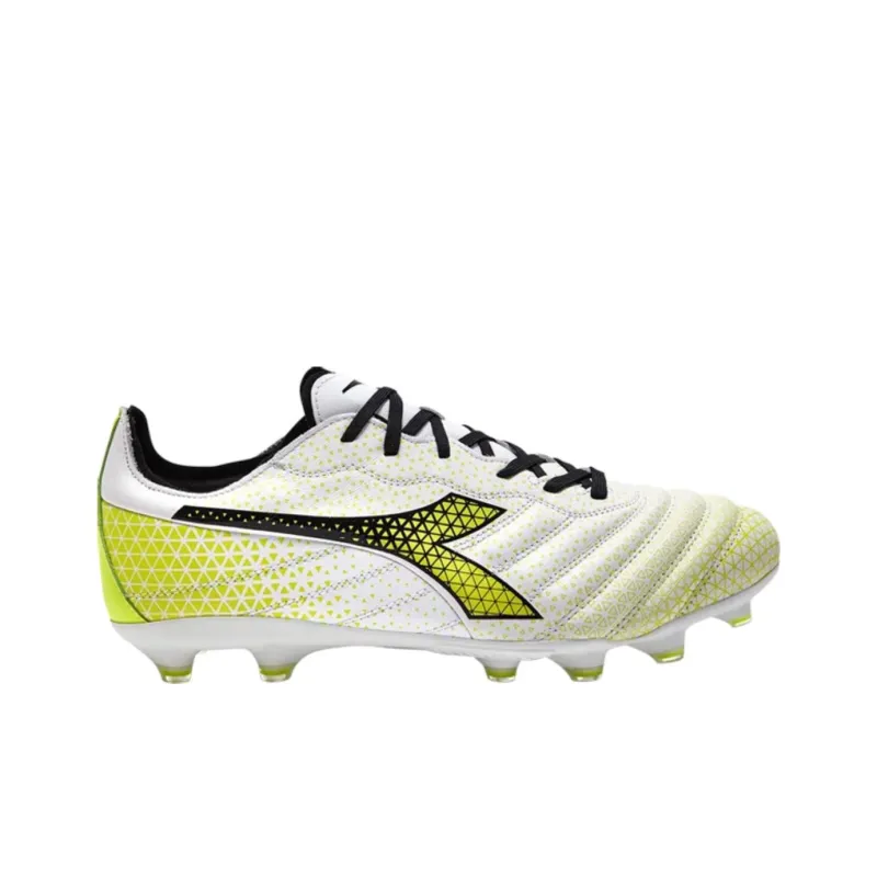 diadora Brasil Elite Tech GR Made In Italy LPX 'White Yellow Fluorescent'-1