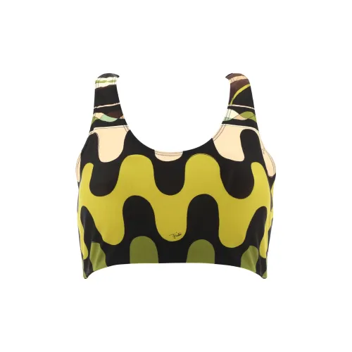 EMILIO PUCCI Crop Tops Women's Black