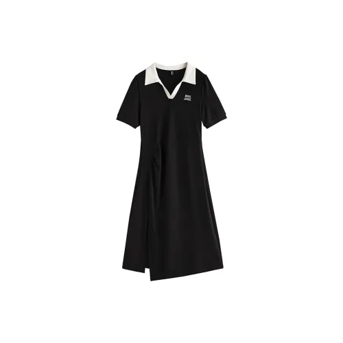 Initial language Short-Sleeved Dresses Women's