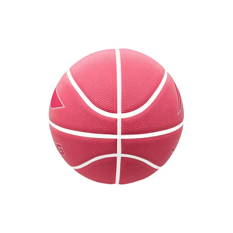 LiNing Rubber Basketball Pink Size 7 Training Unisex-1