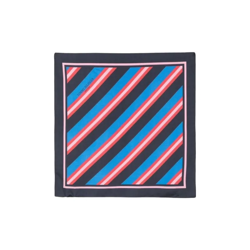 Tommy Hilfiger Striped Silk Scarf-0