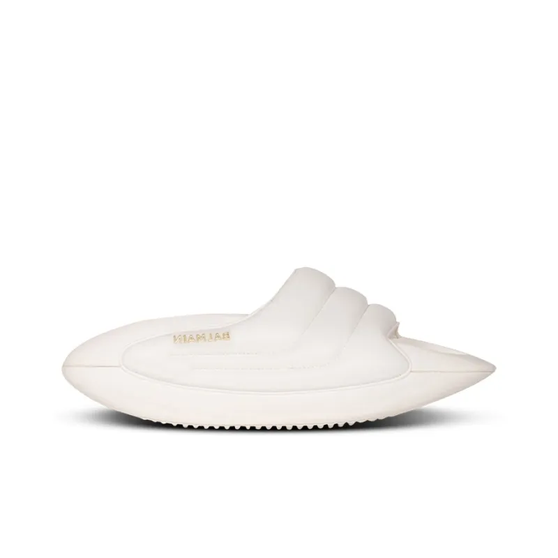 BALMAIN B IT Odor Resistant Slide Slippers Women's White-4