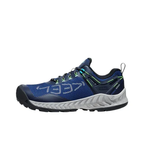 Keen Nxis Evo Series Outdoor Shoes Men Low-Top Blue