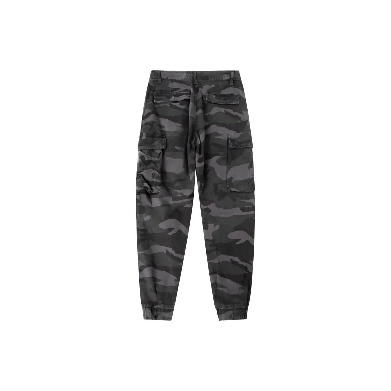 OCTO GAMBOL Casual Pants Unisex Army Green-1