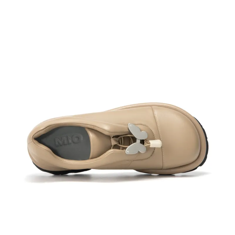 MIO Loafers Women's Black/Beige-10