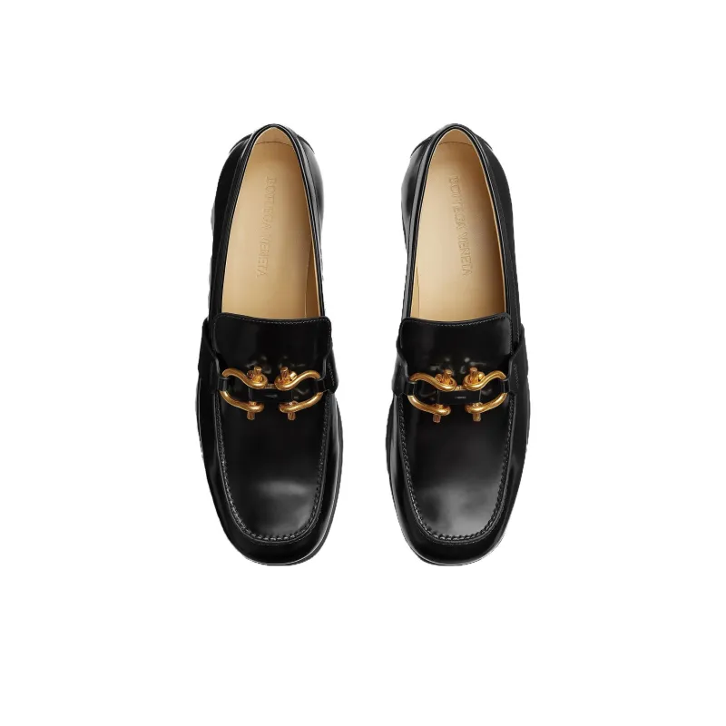 Bottega Veneta Monsieur Loafers Men's Black-2