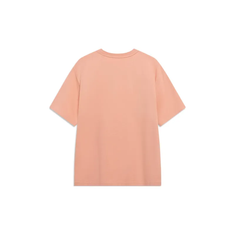 LiNing Sports Life Collection T Shirt Men's Sunset Glow Orange-1