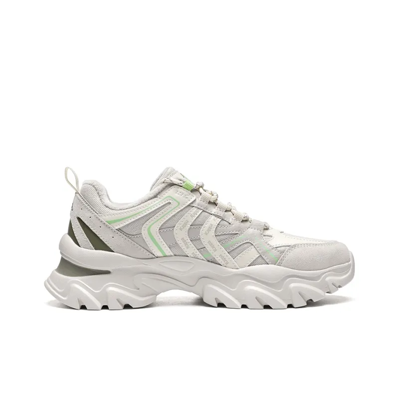 Kappa Chunky Sneakers Women's Low Top Gray-1