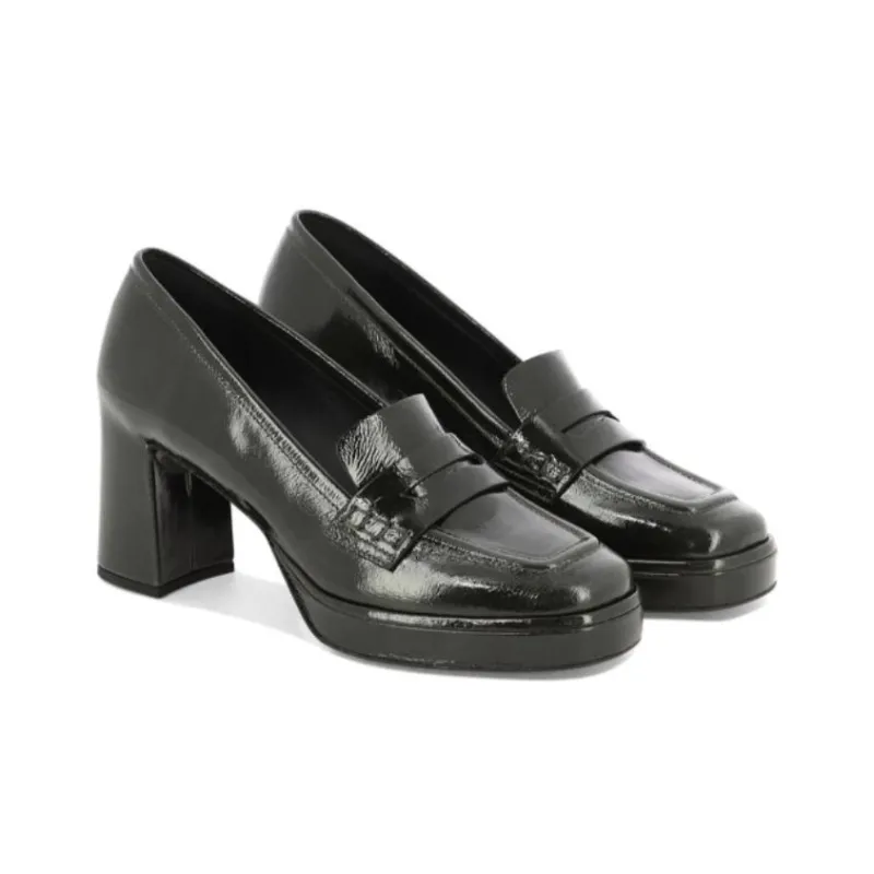 DEL CARLO Loafers 7.5cm Women's Black-2