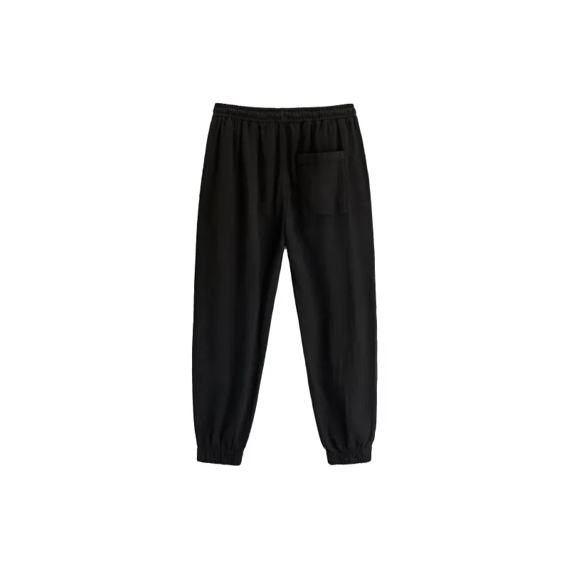 ZARA Casual Pants Men Black-1
