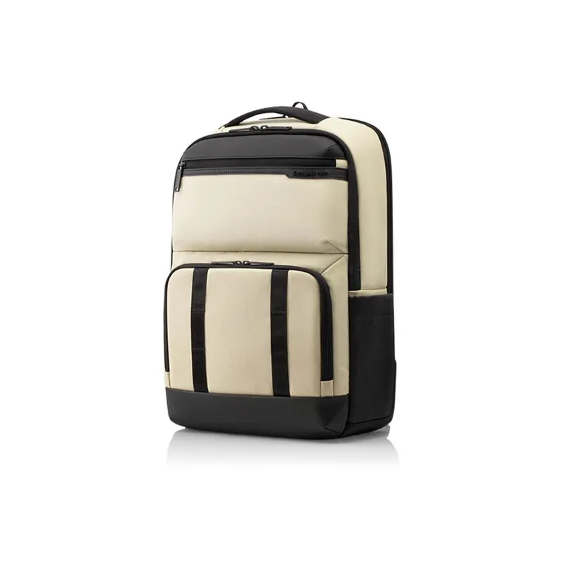 SAMSONITE Fabric Business Travel Backpack Men's Ivory White-1