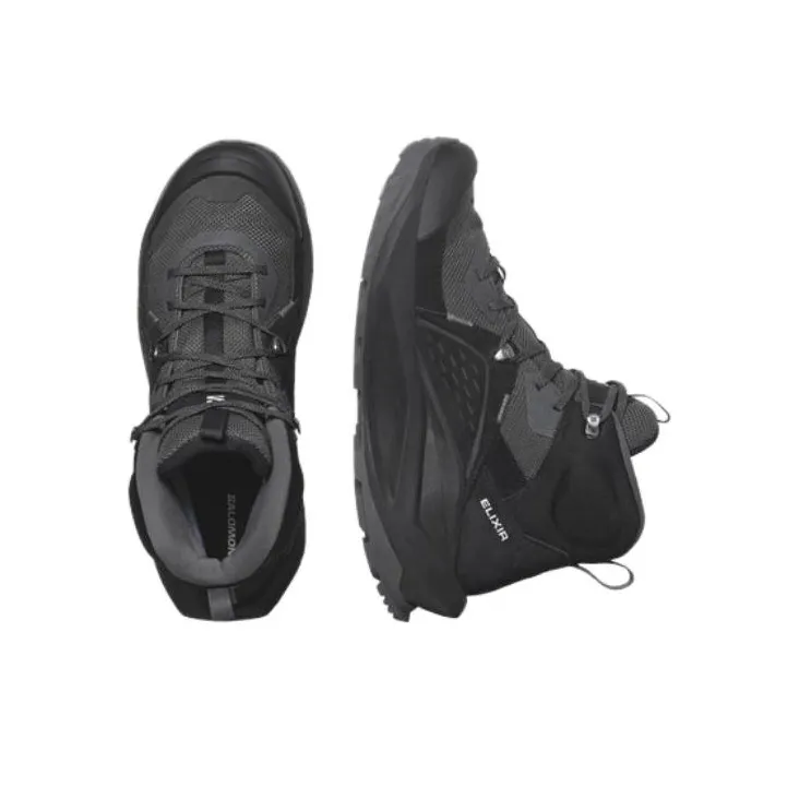 SALOMON Elixir Mid GORE TEX 'Black Quiet Shade'-2