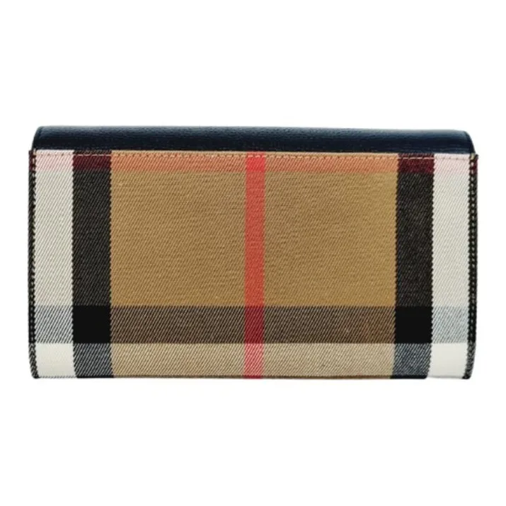 Burberry Hannah Check Shoulder Bag Black-5