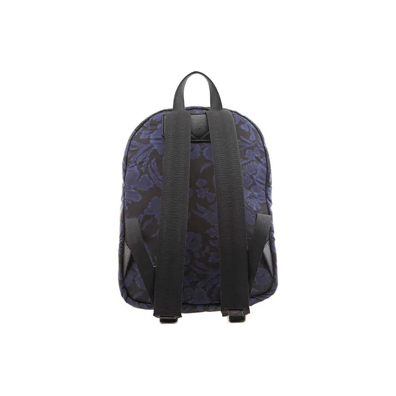FERRAGAMO Nylon Backpack Regular Men's Blue Black-1