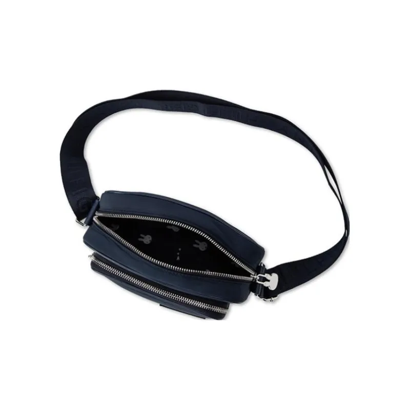 Tommy Hilfiger Miffy Collaboration Polyester Shoulder Bag, Crossbody Bag Small Size Unisex Navy Blue-3