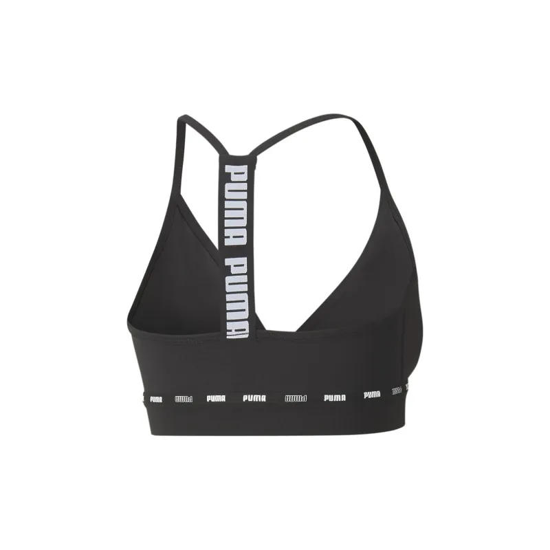 PUMA Low Impact Puma Strong Strappy Bra Sports Underwear Women's Black-1
