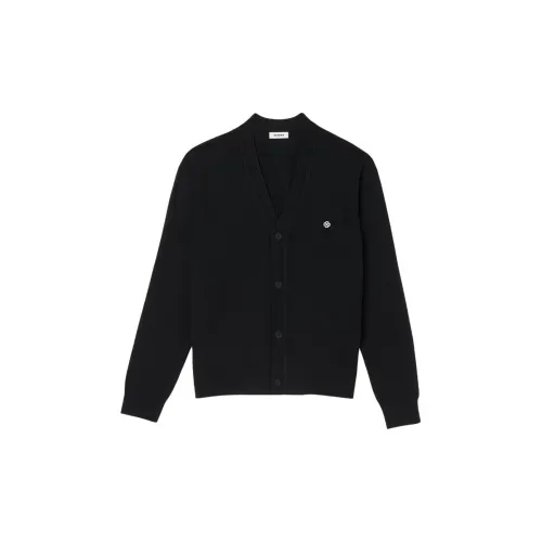 Sandro Cashmere Sweaters Men Black