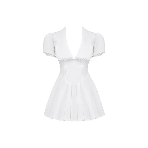 HOUSE OF CB Short-Sleeved Dresses Women's White