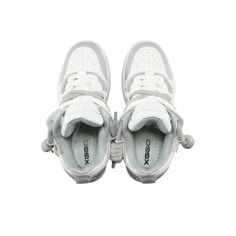 XIANGGUAN Skateboard Shoes Unisex Low Top White/Black/Beige/Green/Gray-25
