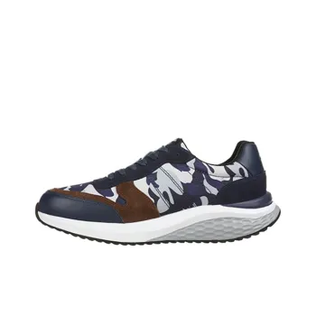 MBT Curved Sole Platform TIANO Low-Top Running Shoes Men's Blue