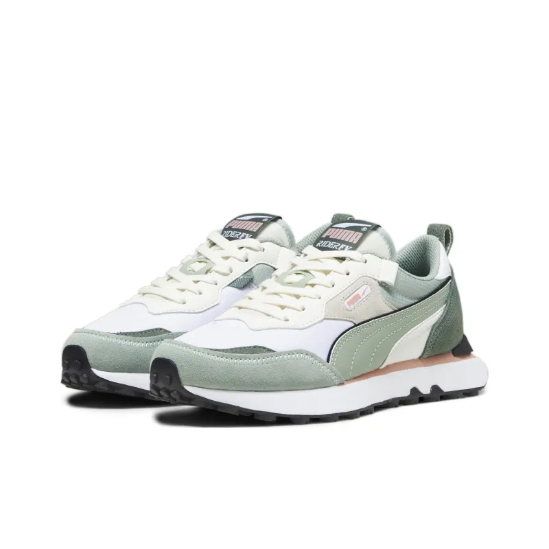 PUMA Future Rider Fv Vintage Trainers 'Green White' Women's-2