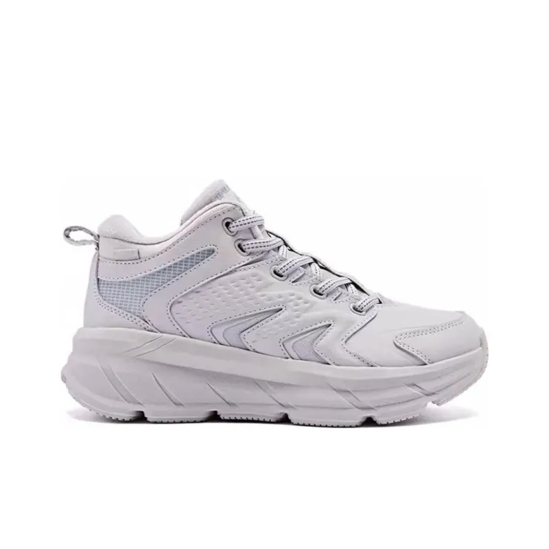 QIAODAN Abrasion Resistant Low Top Running Shoes Women's Gray-1