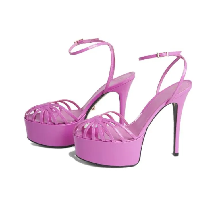 ALEVI Clio Strap Sandals 9cm Women's Pink-1