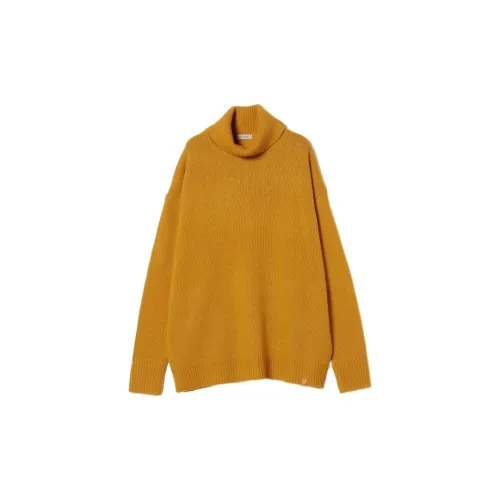 Beams Sweaters Men Mustard