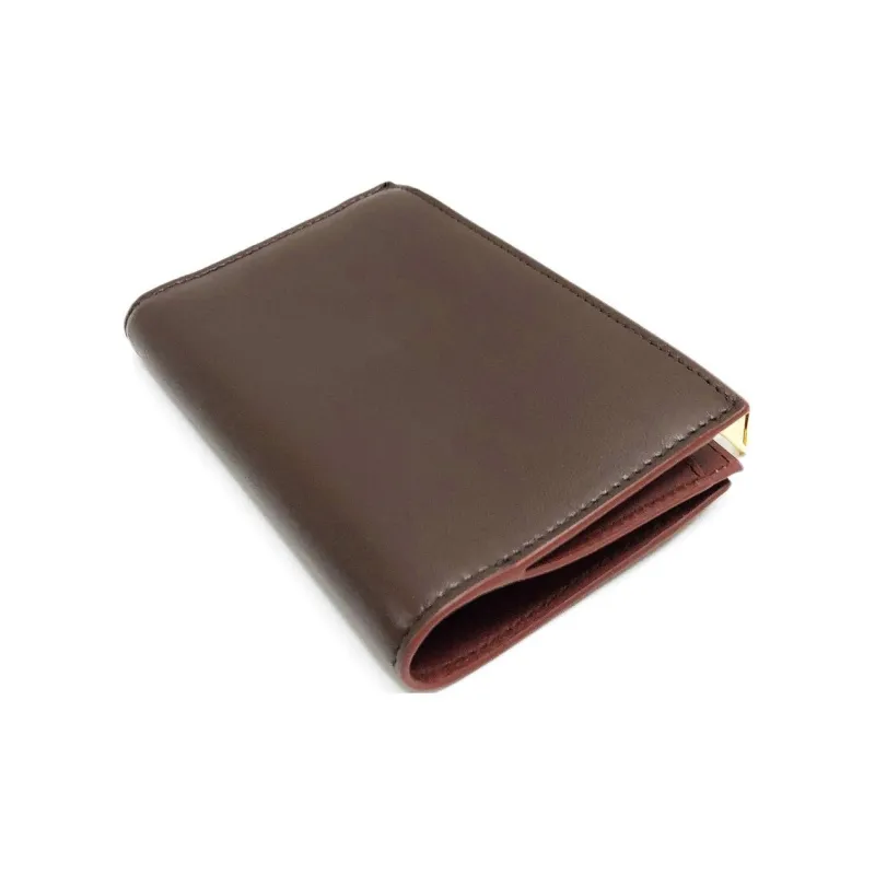 Bottega Veneta Calfskin Wallet Women's Brick & Brown-2