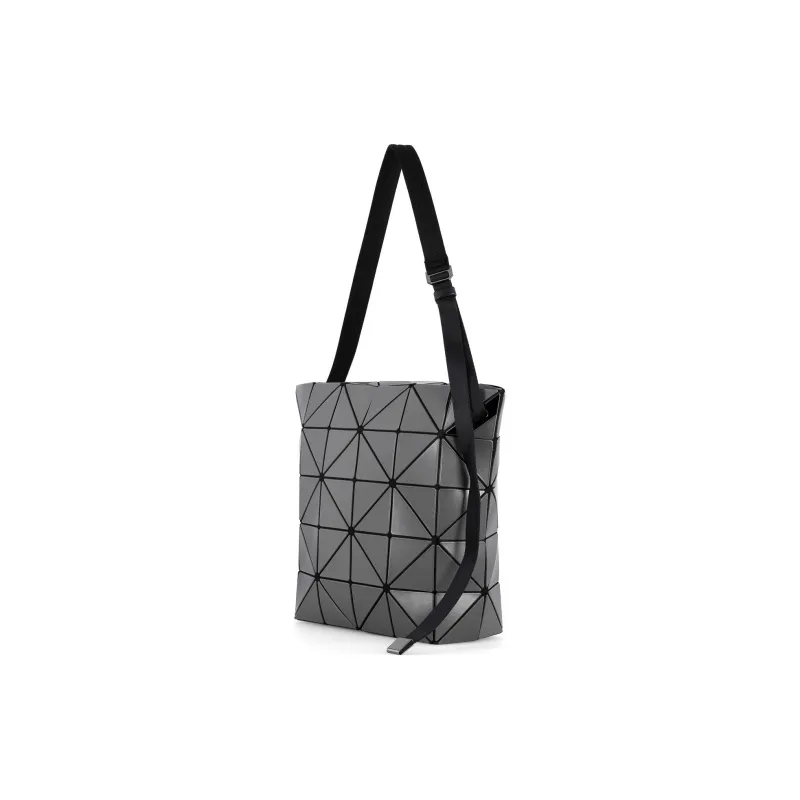 ISSEY MIYAKE Polyester Bucket Bag Handbag Shoulder Bag Women's Charcoal Gray-1