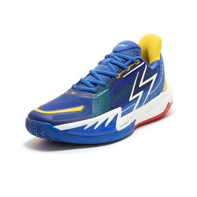 361° Big3 4.0 QUICK Blue Sonic Cushioning Anti-Slip And Wear-Resistant Low-Top Basketball Shoes Men's Blue White-1