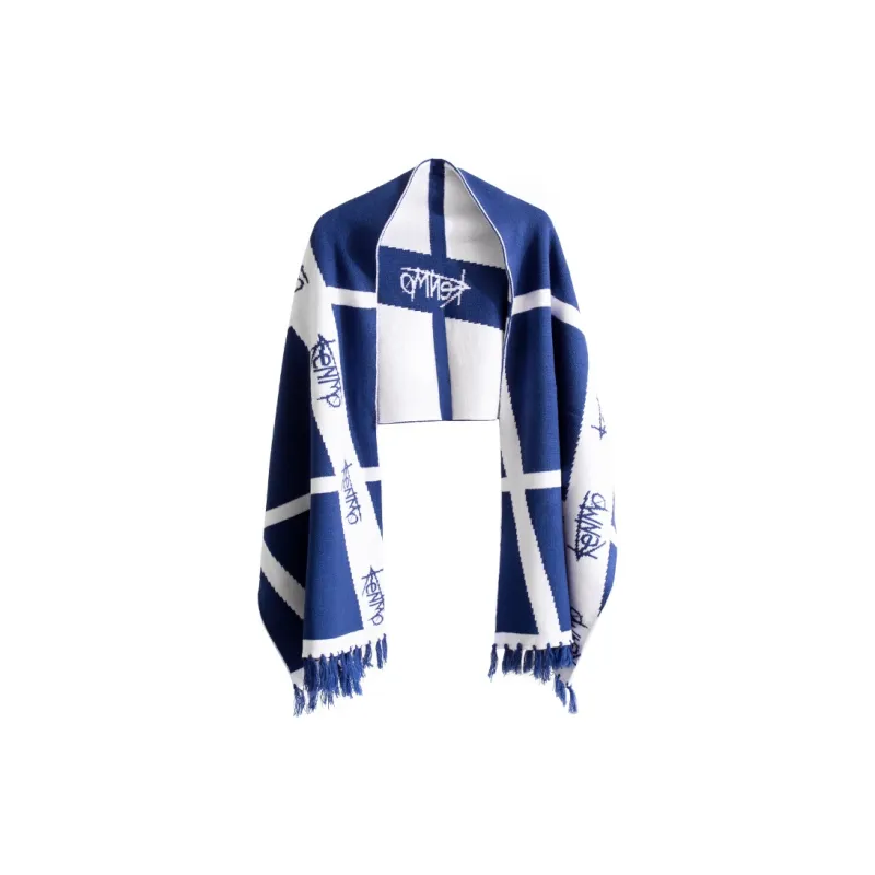 KENMO Acrylic Knit Scarves Unisex-10